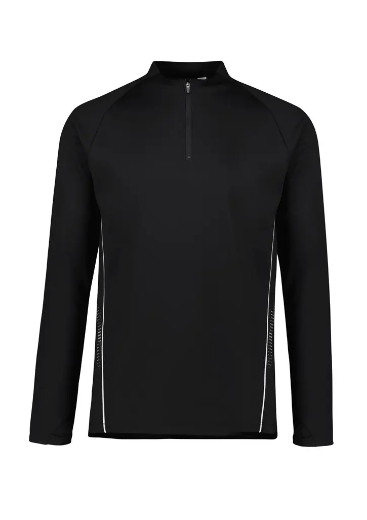 Picture of Biz Collection, Balance Mens Midlayer Top - Black White Size Extra Small